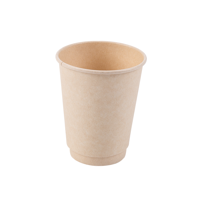 12oz jednorazový biologicky odbúrateľný dvojvrstvový papierový pohár
