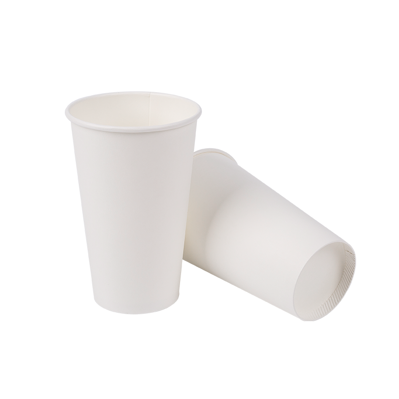16oz jednorazový biologicky odbúrateľný jednovrstvový papierový pohár