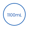 1100 ml jednorazová rozložiteľná baliaca papierová miska icon