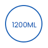 1200 ml jednorazová rozložiteľná baliaca papierová miska icon