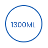 1300 ml Jednorazová biologicky odbúrateľná šalátová papierová misa icon