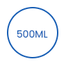 500ml jednorazová biologicky odbúrateľná šalátová papierová misa icon