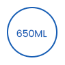 650ml jednorazová rozložiteľná baliaca papierová miska icon