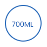 700ml jednorazová rozložiteľná baliaca papierová miska icon